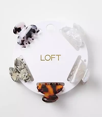 Mini Claw Hair Clip Set