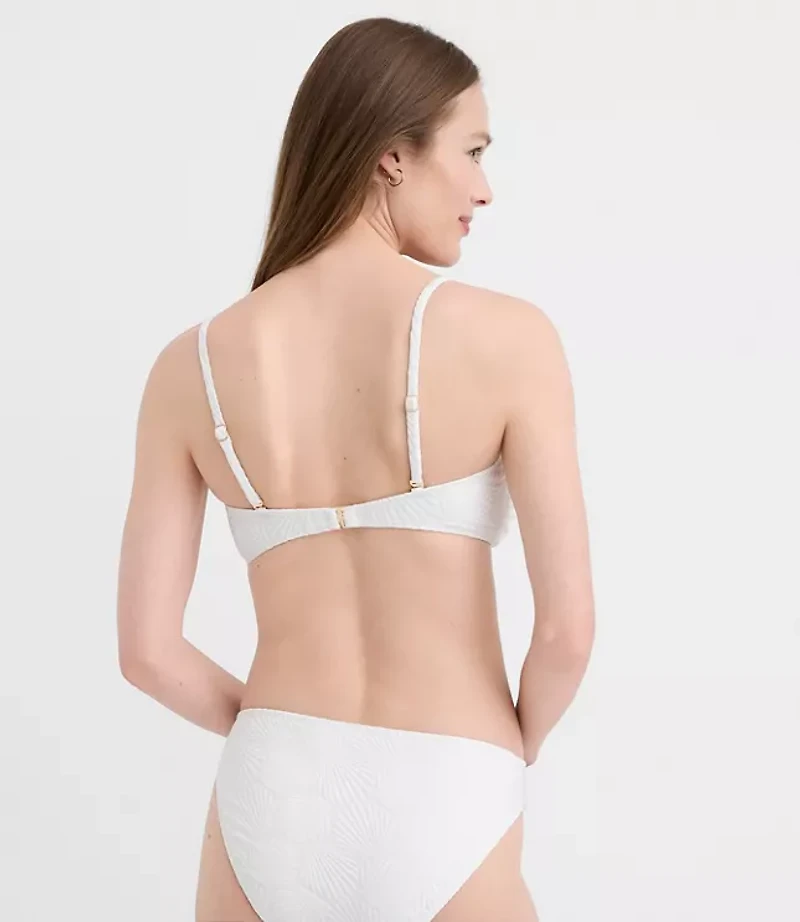 LOFT Beach Shell Bandeau Bikini Top