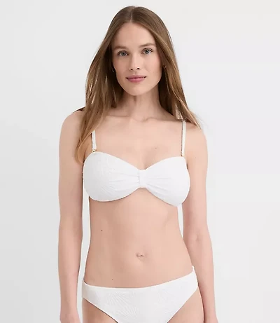 LOFT Beach Shell Bandeau Bikini Top