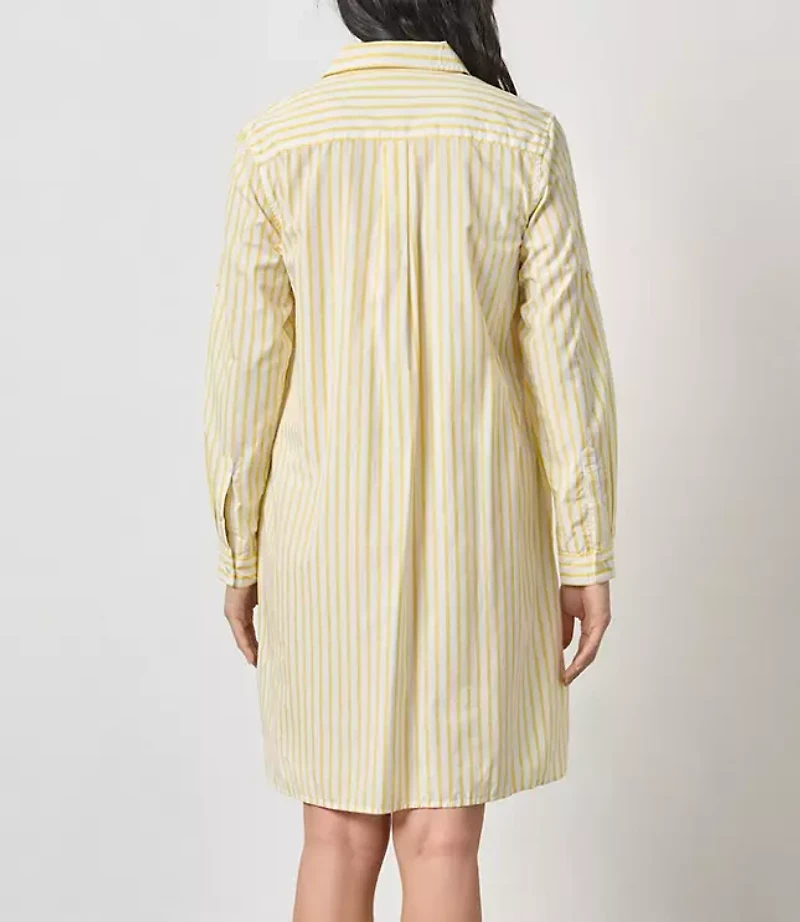 Lilla P Striped Shirt Dress