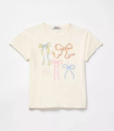 Letluv Ribbon Bows Tee