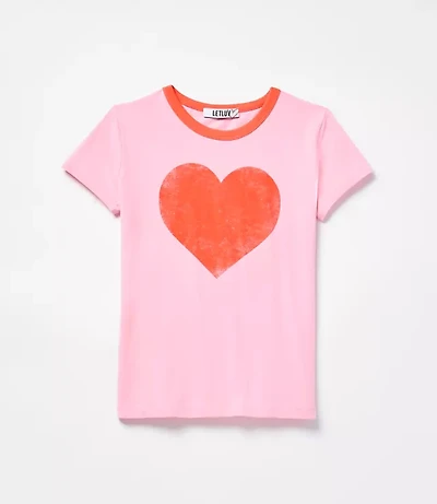 Letluv Pink Heart Tee