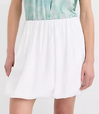 Petite Bubble Mini Pocket Skirt