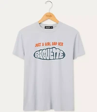 Junk Food Just a Girl and Her Baguette Vintage Tee