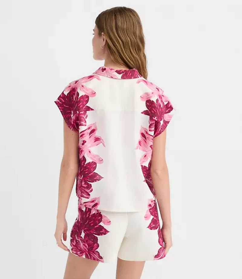 Lily Linen Blend Popover Shirt