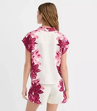 Lily Linen Blend Popover Shirt
