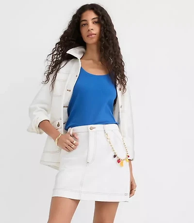 Stitched Mini Pocket Skirt