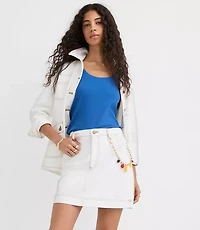 Stitched Mini Pocket Skirt
