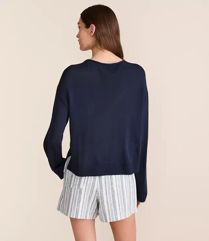 Lou & Grey American Flag Sweater