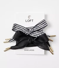 Gingham & Sheer Shoelace Set