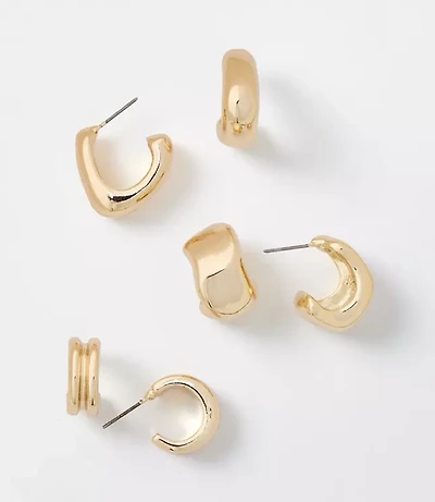 Modern Hoop Earring Set