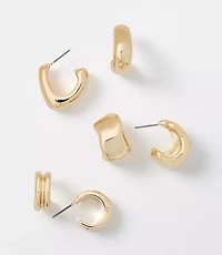 Modern Hoop Earring Set