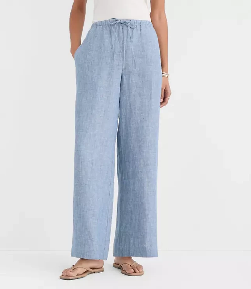 Sawyer Pull On Pants Linen