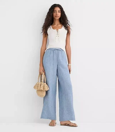 Sawyer Pull On Pants Linen
