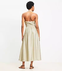 Crochet Halter Midi Dress