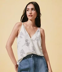 Leafed Double V Cami