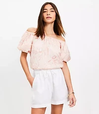 Petite Breezy Shorts in Linen Cotton