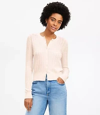 Pointelle Cardigan