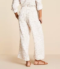 Petite Lou & Grey Jungle Gauze Wide Leg Crop Pants