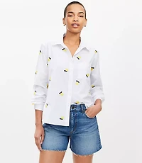 Petite Lemon Everyday Relaxed Pocket Shirt