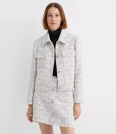 Tweed Patch Pocket Jacket