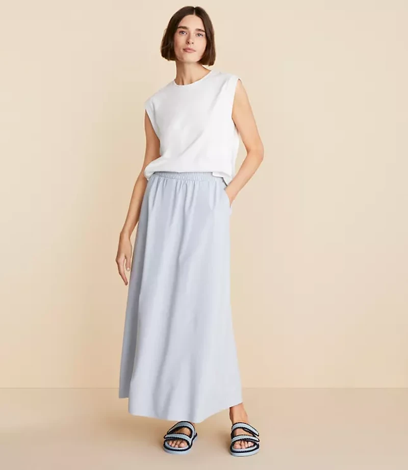 Lou & Grey Wanderweave Maxi Pocket Skirt