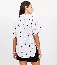 Petite Palm Everyday Henley Dolman Shirt