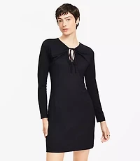 Tie Keyhole Mini Dress