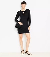 Tie Keyhole Mini Dress