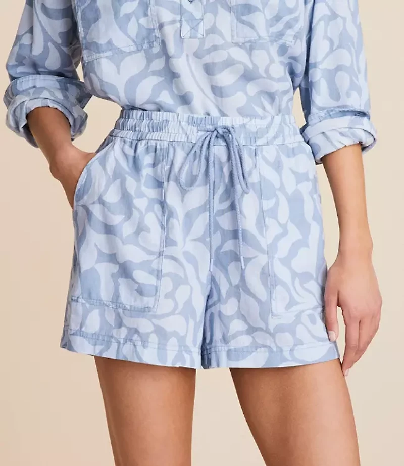 Lou & Grey Jungle Linen Cotton Shorts