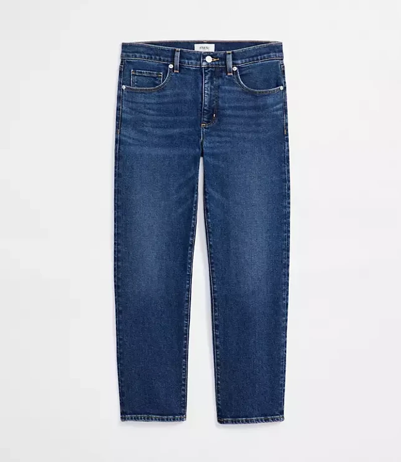 Rivete Tall Curvy Mid Rise Slim Jeans Muse Wash