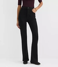 Rivete Tall High Rise Slim Flare Jeans Noir Wash