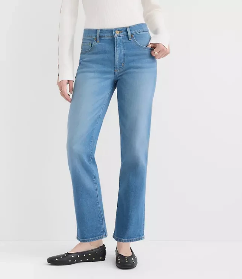 Rivete Tall Mid Rise Slim Jeans Vintage Wash