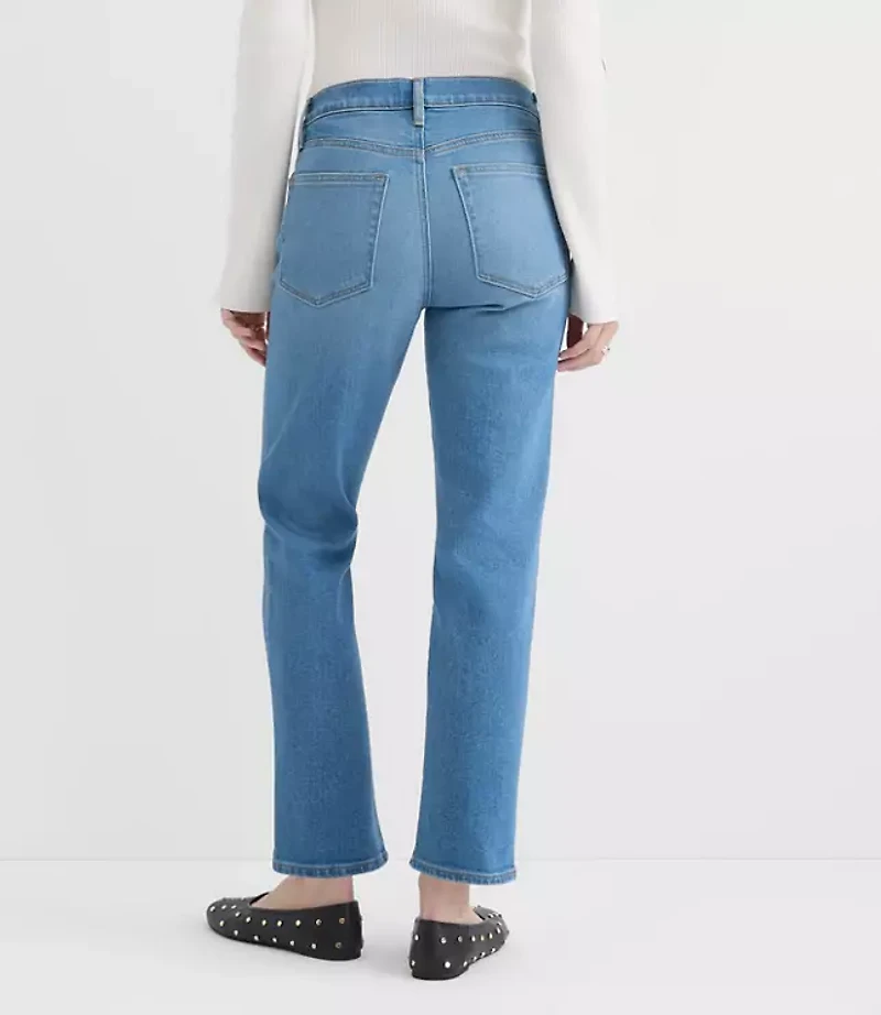 Rivete Tall Mid Rise Slim Jeans Vintage Wash