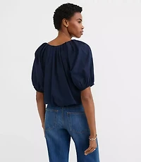 Petite Bubble Blouse