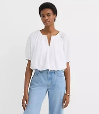 Petite Bubble Blouse