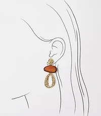 Wood Statement Earrings