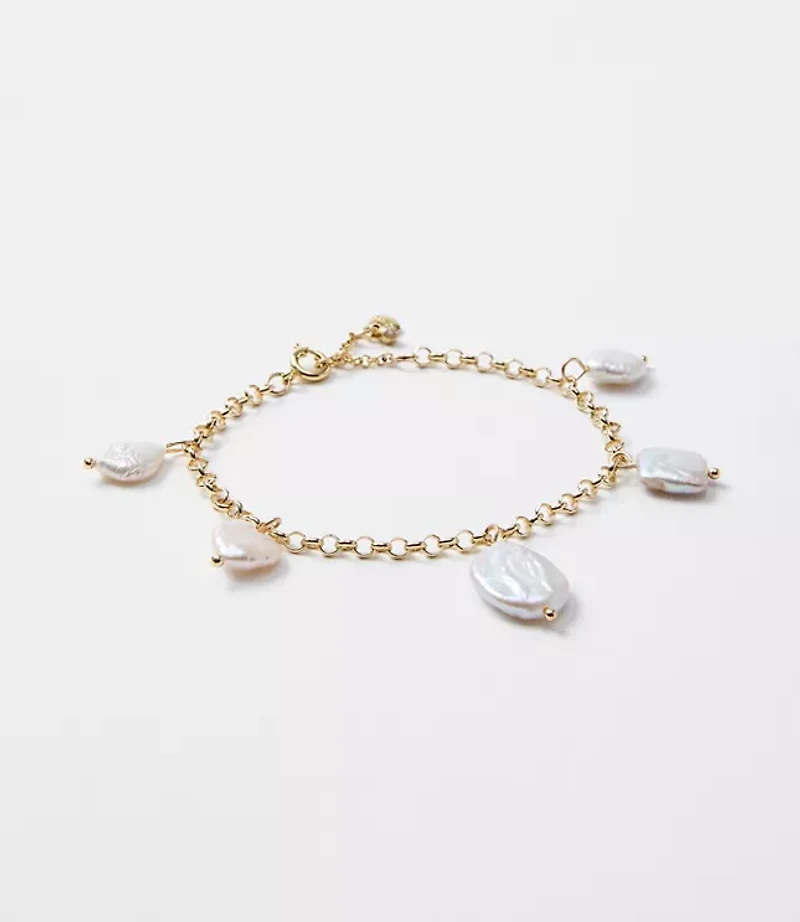 Mother Of Pearl Statement Bracelet