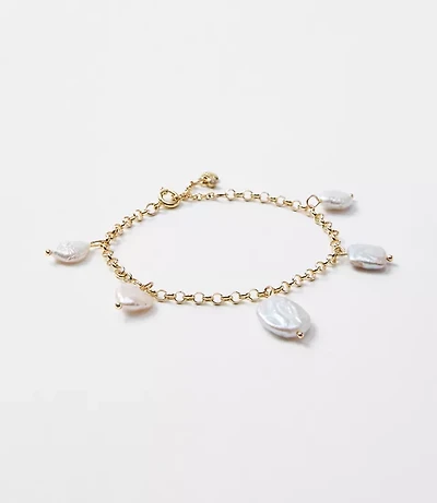 Mother Of Pearl Statement Bracelet