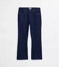 Rivete Tall Curvy High Rise Kick Crop Jeans Nova Wash