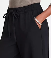 Tall LOFT Versa Crepe Drape Drawstring Pants
