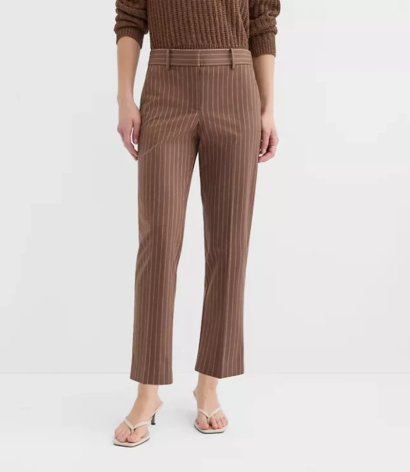 Petite Riviera Slim Pants Pinstripe