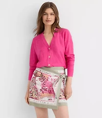 Palm Linen Cotton Wrap Skort