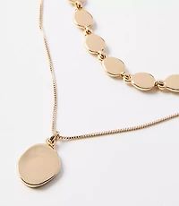 Coin Layered Statement Necklace