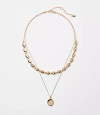 Coin Layered Statement Necklace