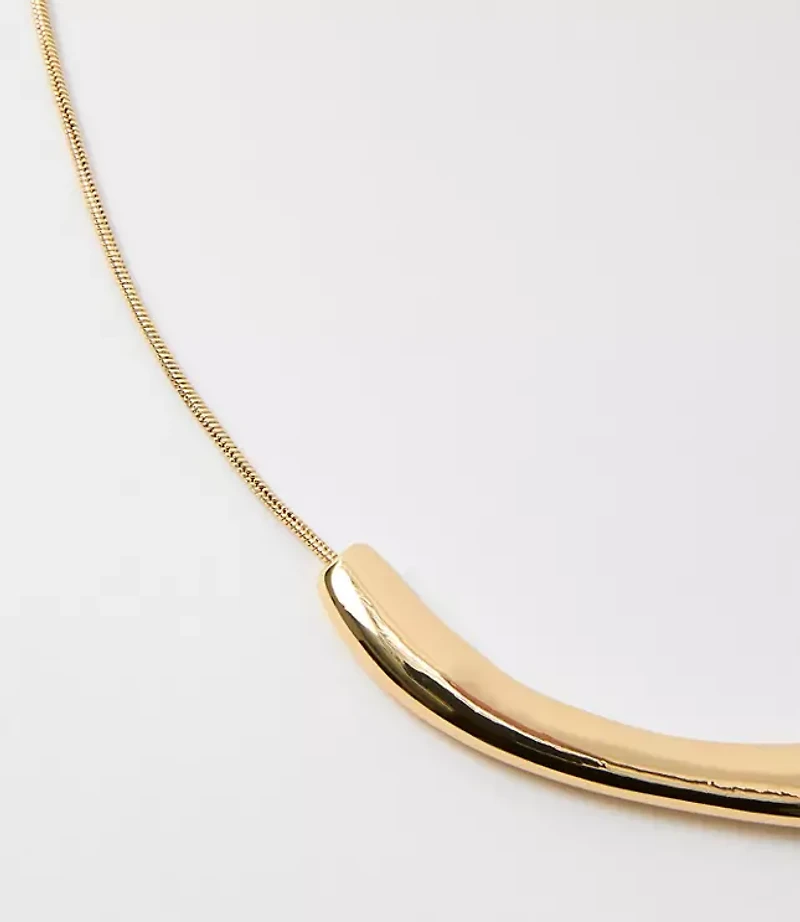 Molded Bar Necklace