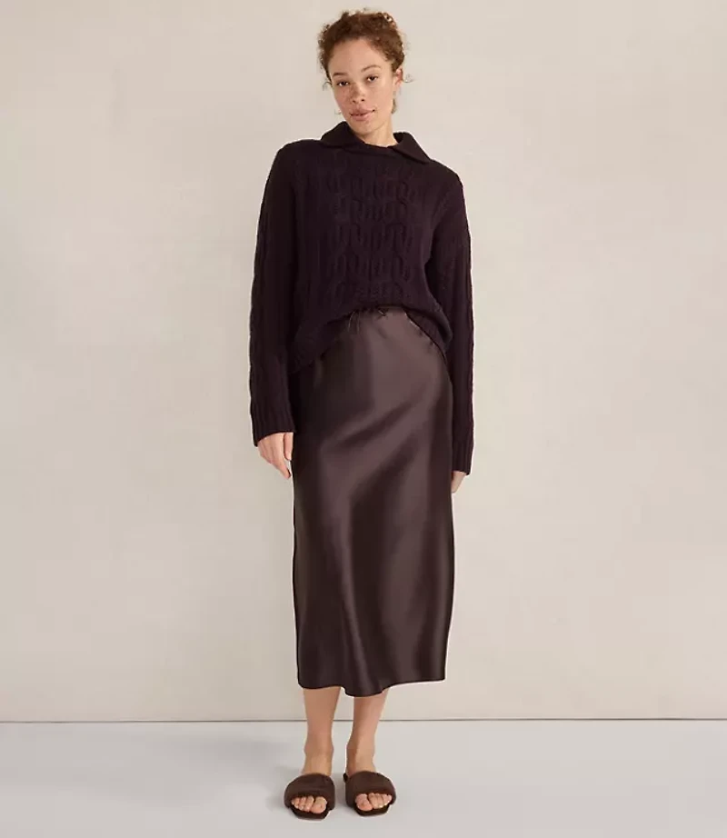 Haven Well Within Cashmere Cable Collared Sweater