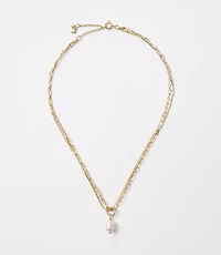 Pearlized Layered Necklace