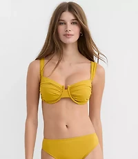 LOFT Beach Ruched Underwire Bikini Top