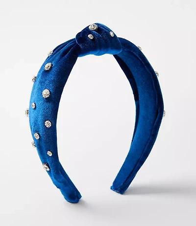 Sparkle Velvet Knot Headband